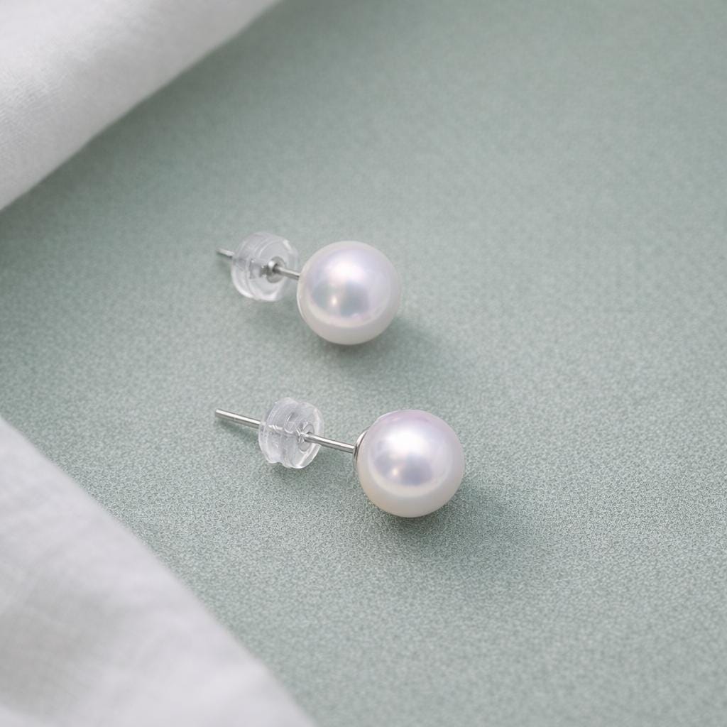 Freshwater Pearl Stud Earrings – AAAA+ Grade