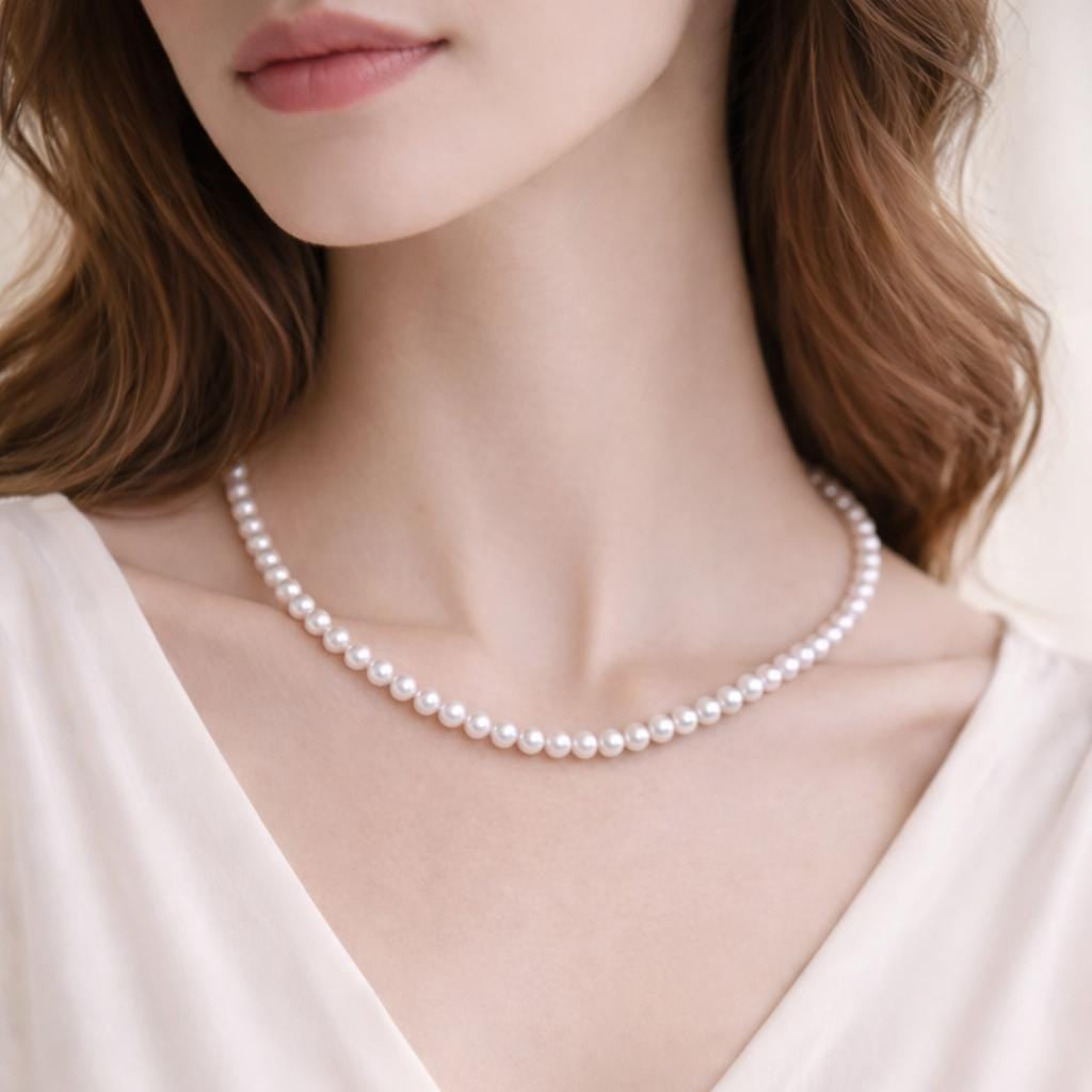 Timeless Elegance Freshwater Pearl Necklace