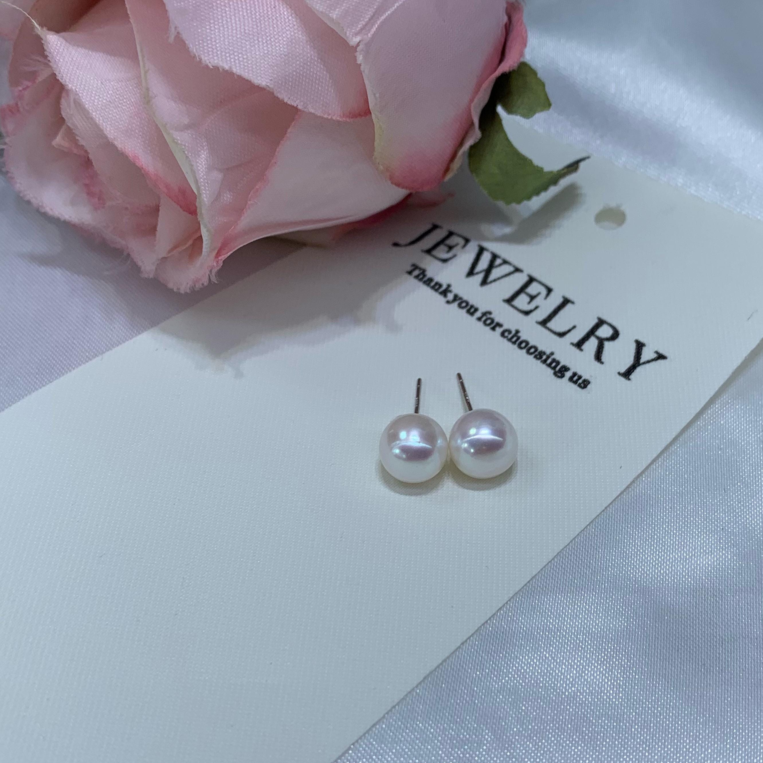 Freshwater Aurora Pearl Stud Earrings