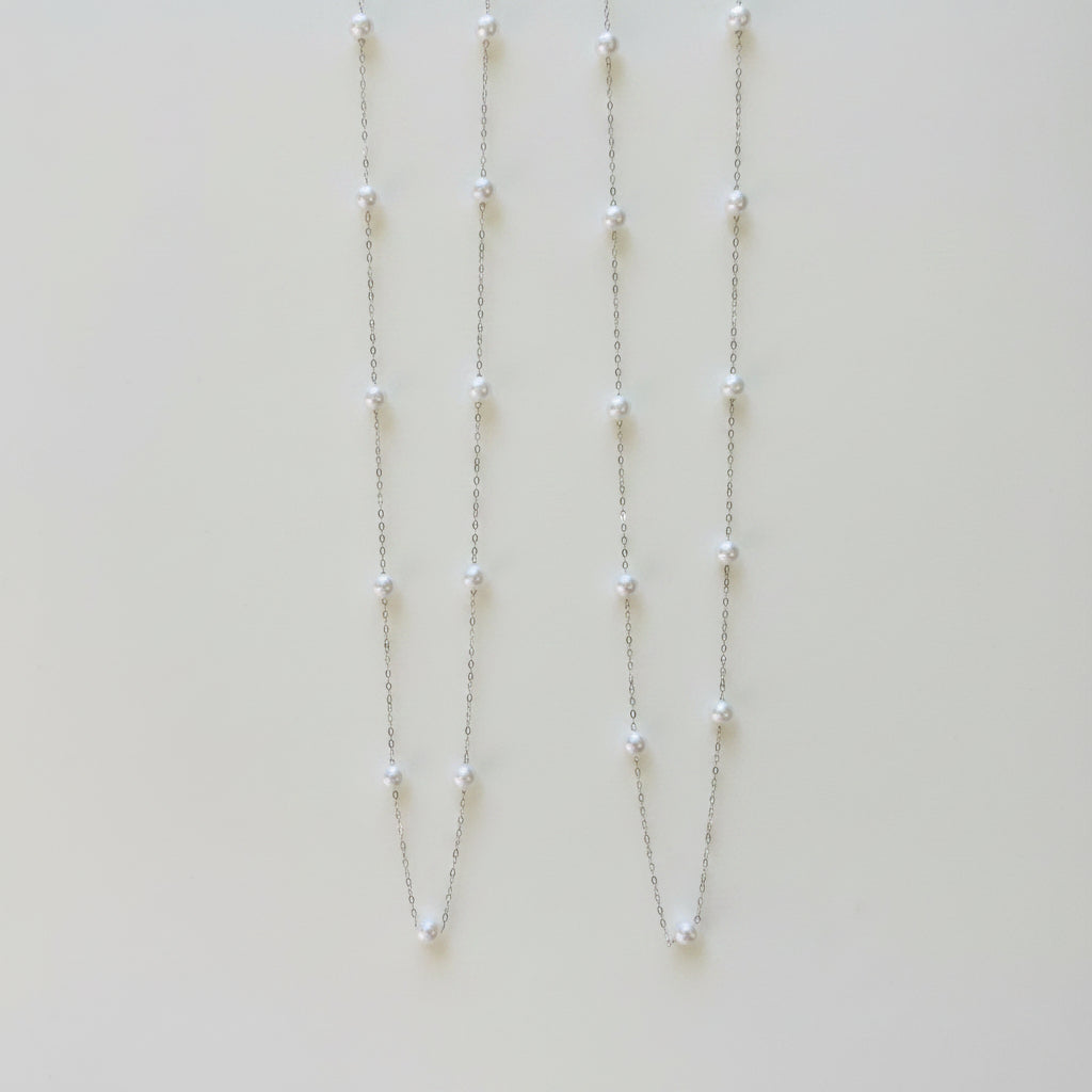 Aurora Starlight Pearl Necklace –Gold