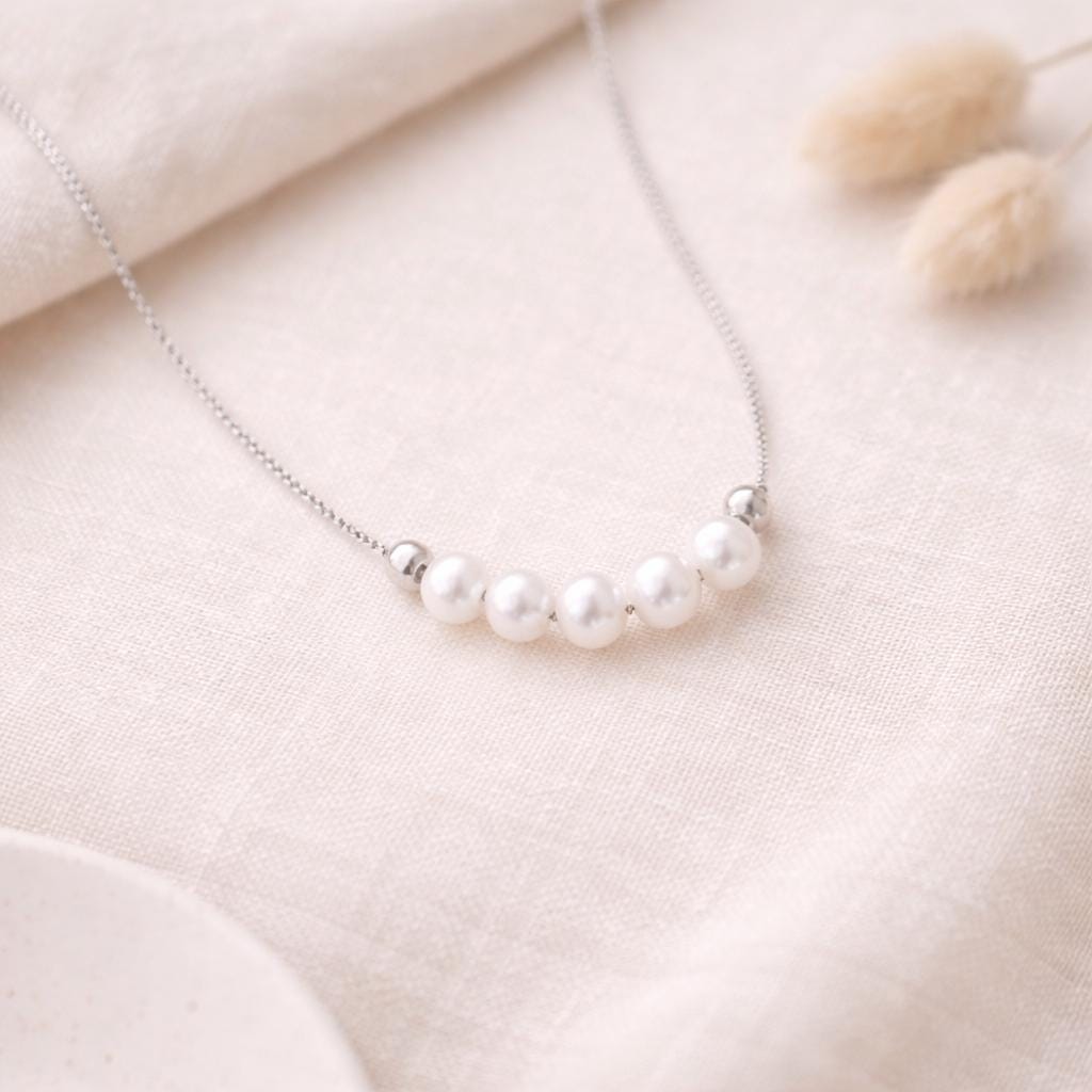 Freshwater Pearl Smile Necklace