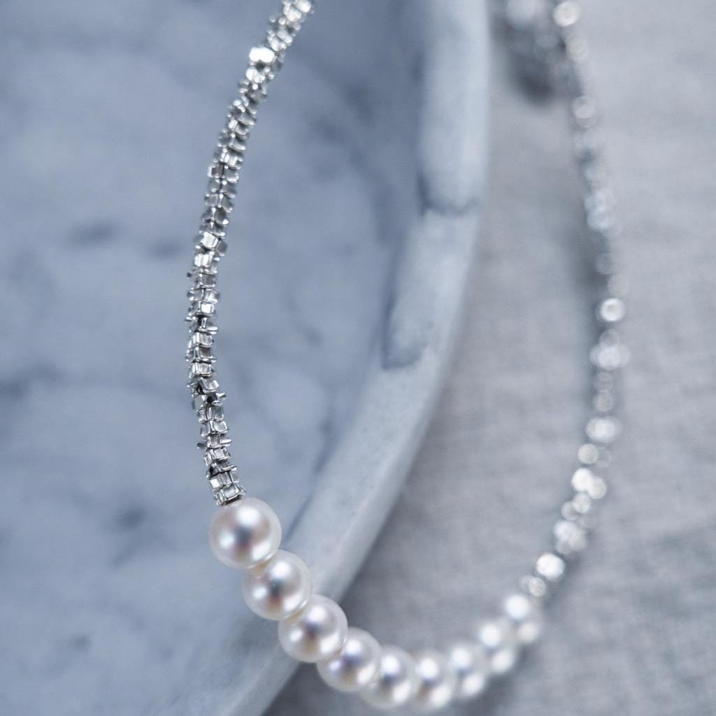 Aurora Pearl Bracelet – Freshwater Pearl & Sterling Silver