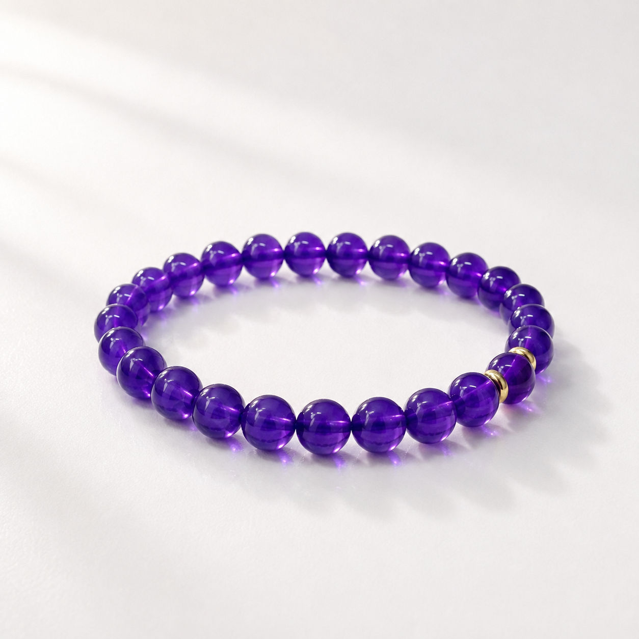 Natural Uruguayan Amethyst Bracelet