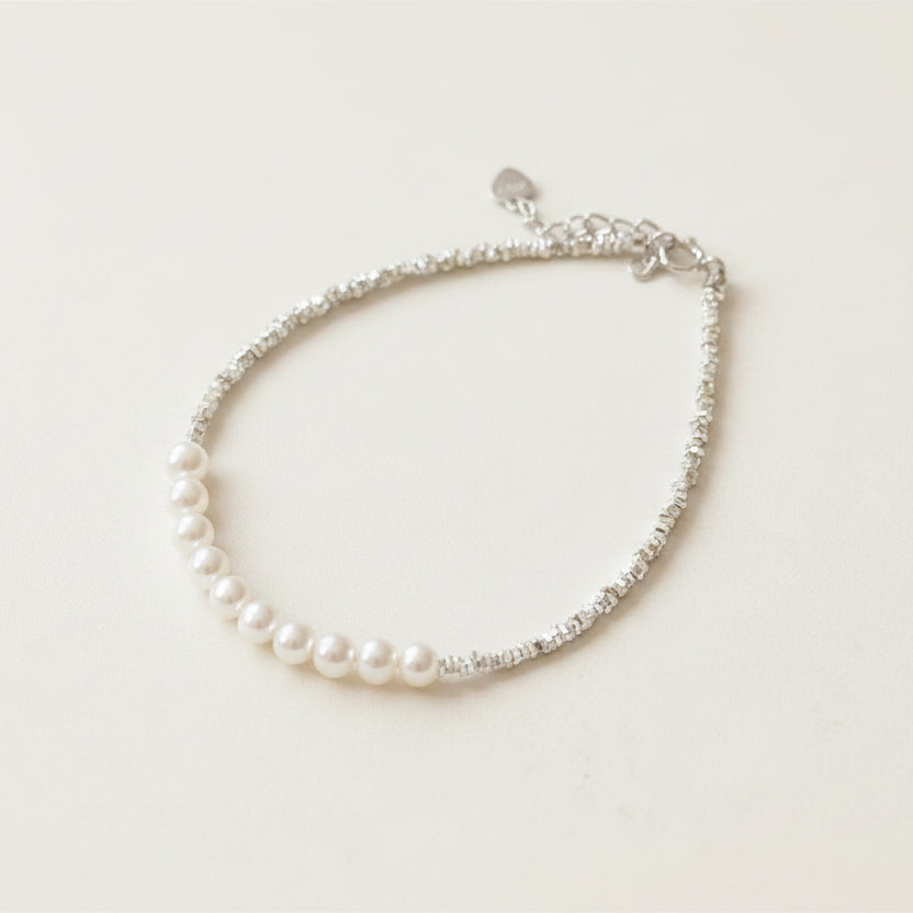Aurora Pearl Bracelet – Freshwater Pearl & Sterling Silver