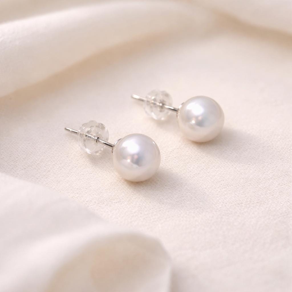 Freshwater Pearl Stud Earrings – AAAA+ Grade