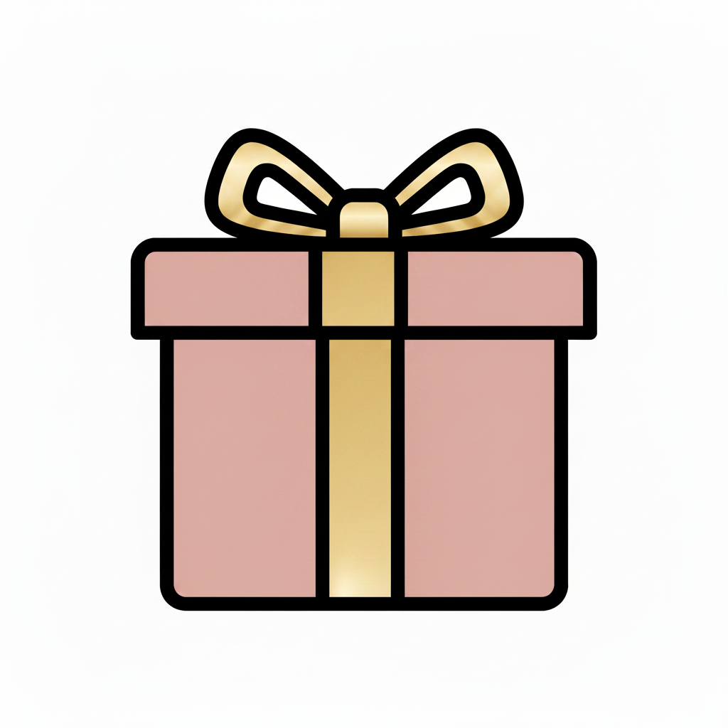 Feminine Gift Box Icon
